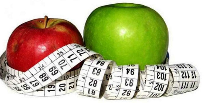 Яблоки и сантиметр