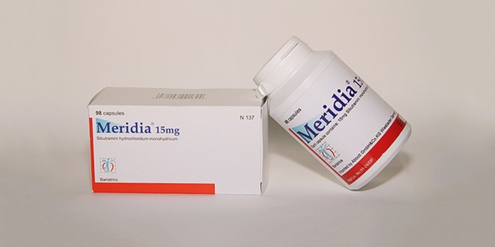 «Меридиа» - таблетки для похудения с сибутрамином