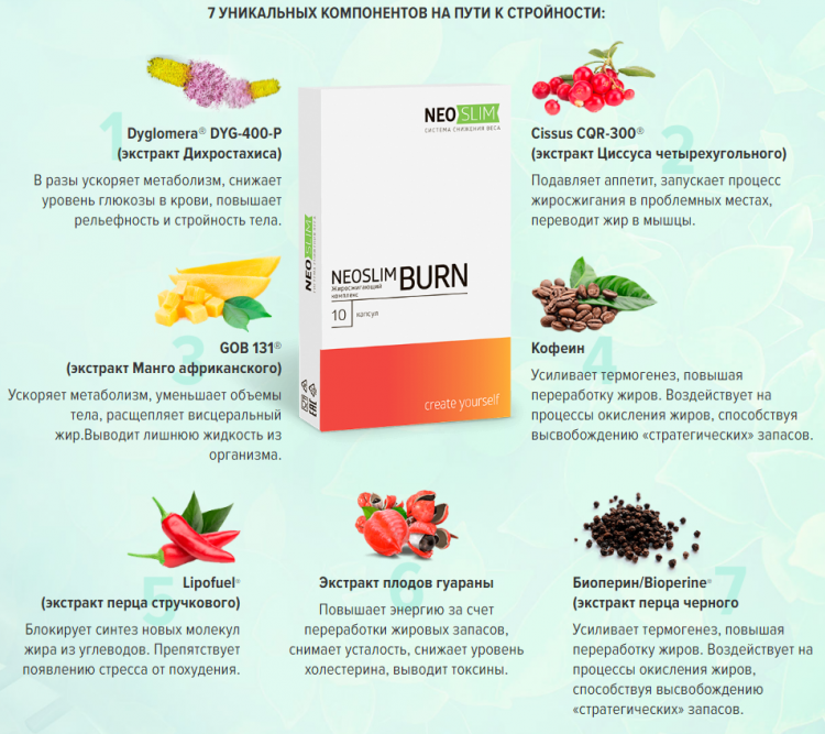 Neo Slim Burn - всё о правильном питании для здоровья на temakrasota.ru